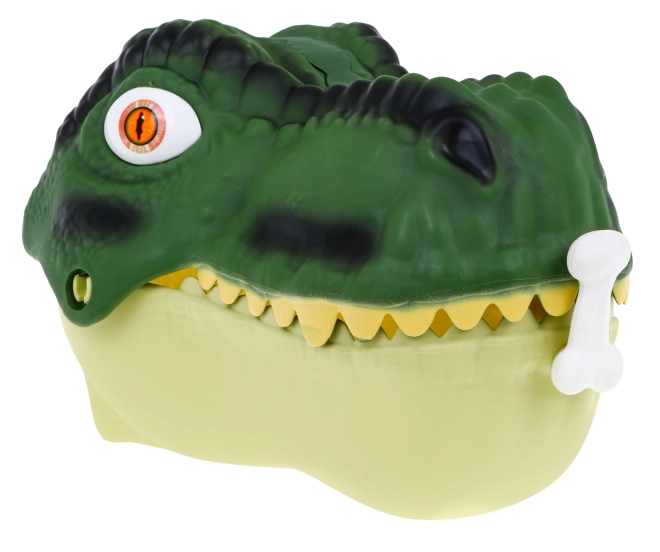 Testa di dinosauro come valigetta portatile