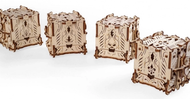 Puzzle Meccanico 3D in Legno Ugears Auto Anni '50