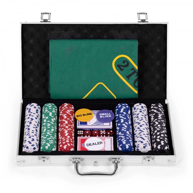 Set di Poker e Blackjack con Valigetta Portatile