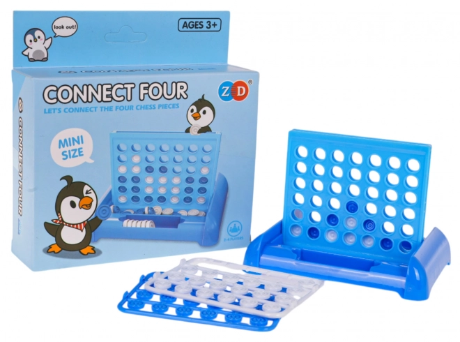 Gioco di abilità Quattro in fila Pinguino