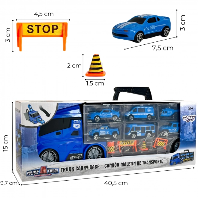 Camion 3 in 1 Polizia di WOOPIE
