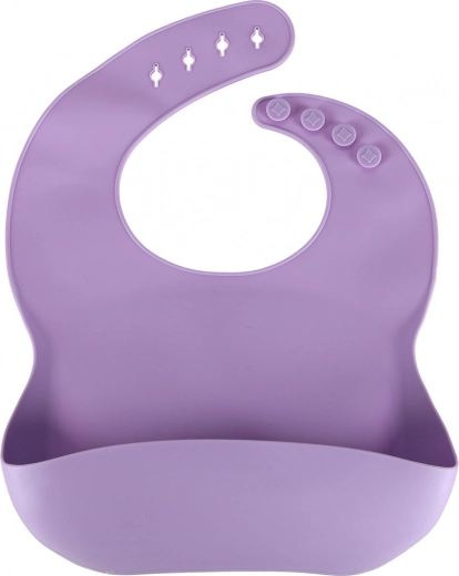 Bavaglino con tasca e chiusura regolabile