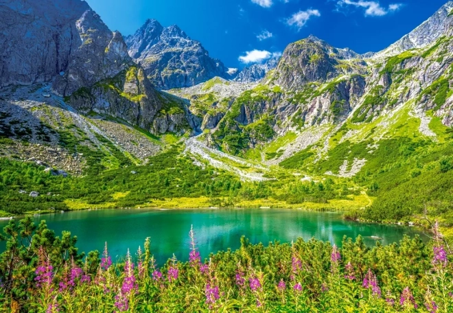 Puzzle 1000 pezzi Zelene Pleso Tatra Slovacchia