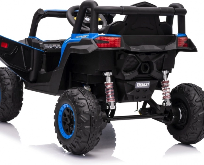 Veicolo elettrico per bambini Buggy Madman UTV-MX blu