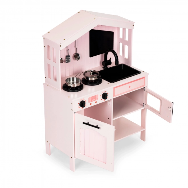 Cucina per bambini in legno con accessori ECOTOYS