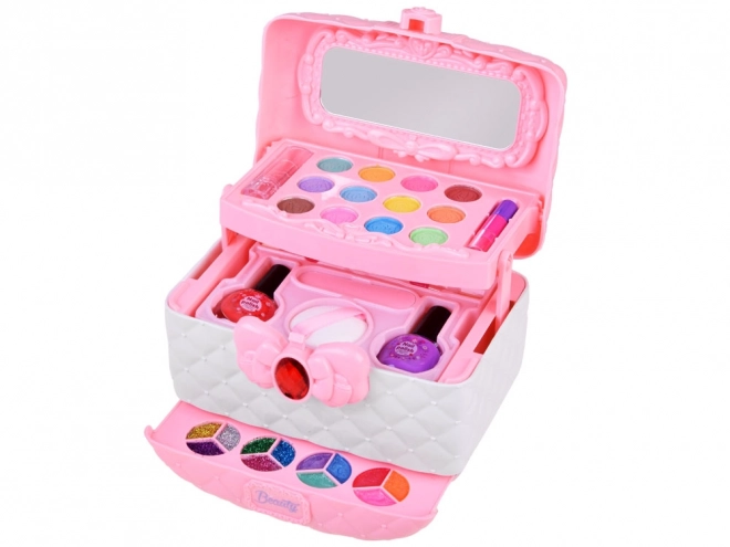 Grande beauty case rosa set trucco