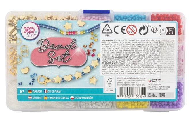 Set di perline per creare braccialetti e collane