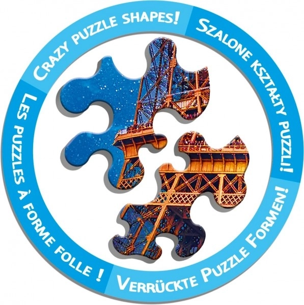 Puzzle Crazy Shapes Isola Tropicale 600 pezzi