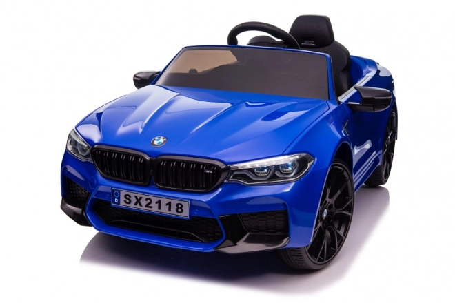 Auto elettrico per bambini BMW M5 blu