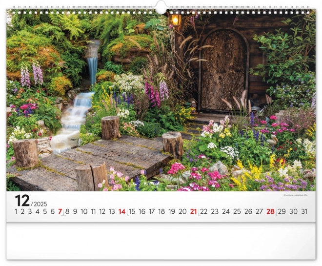 Calendario da parete Giardini 2025