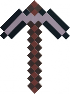 piccone netherite minecraft in plastica 42 cm