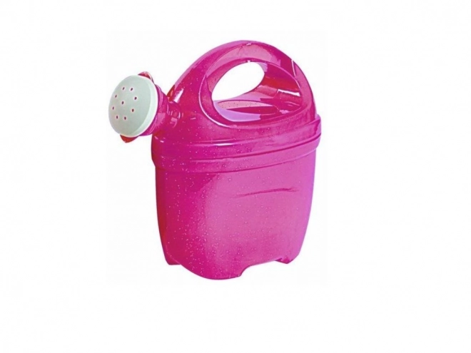 Annaffiatoio trasparente con glitter 1L - rosa