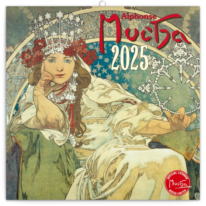 Calendario Notique con Note Alfons Mucha 2025