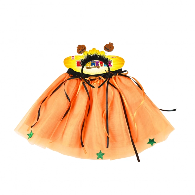 Costume di Halloween bambina gonna tutu con cerchietto