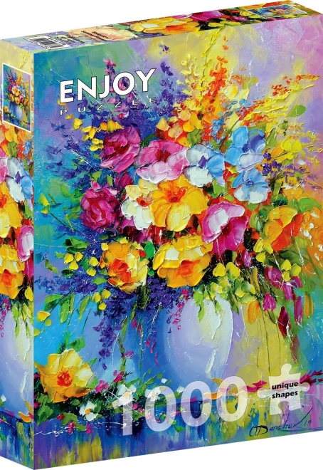 Puzzle Bouquet di Fiori Estivi 1000 Pezzi