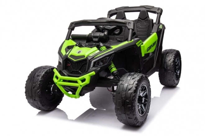 Auto a batteria buggy verde Can-Am