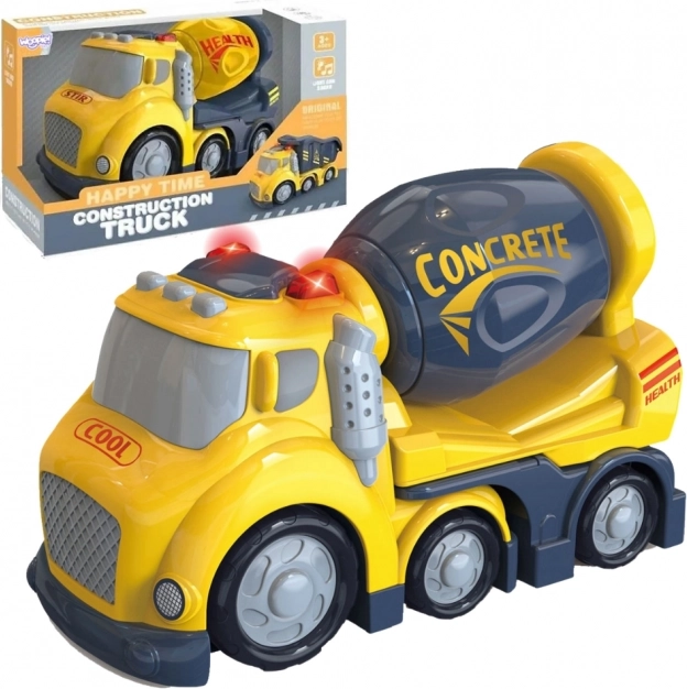 Camion Beton City Truck con effetti luminosi e sonori