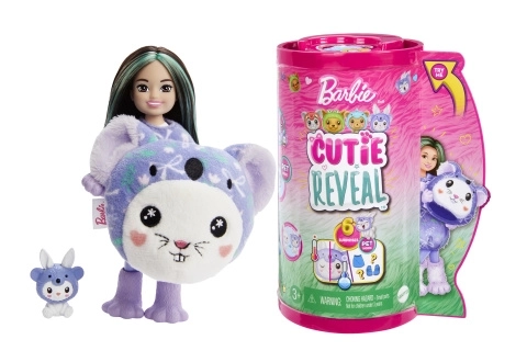 bambola chelsea barbie cutie reveal coniglio - koala