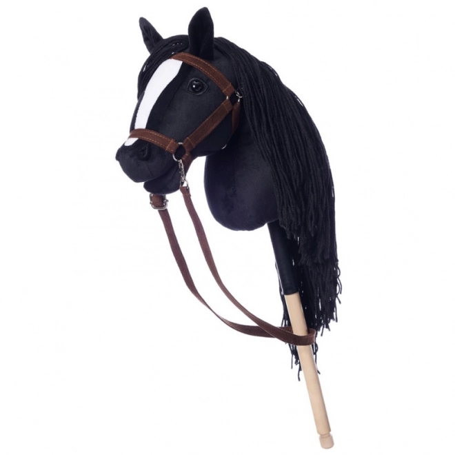 Cavallo da giostra Hobby Horse Hoppihorse nero