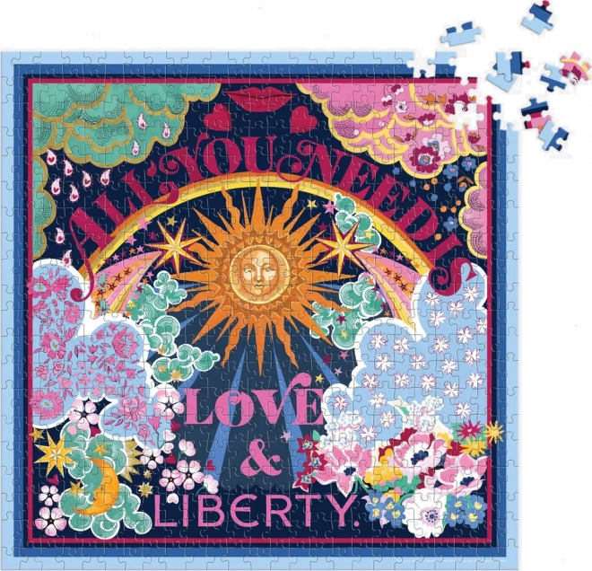 Puzzle quadrato Liberty: L'amore è tutto ciò di cui hai bisogno