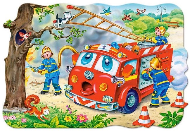 Puzzle MAXI Vigili del Fuoco CASTORLAND