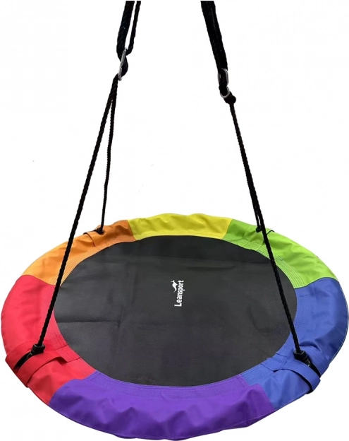 Altalena da giardino colorata per bambini Nido di Cicogna 100 cm