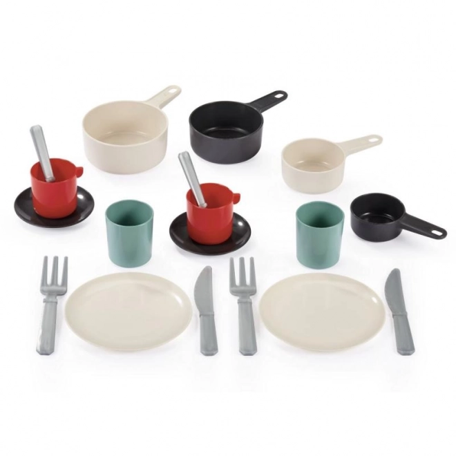 Pentola e set di stoviglie