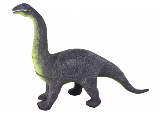 Grande figura di dinosauro Brachiosauro con suoni 33 cm grigio