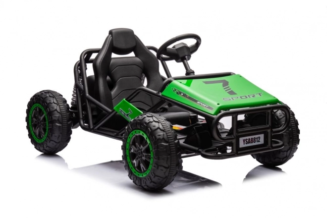 Auto elettrica per bambini Buggy Verde 24V