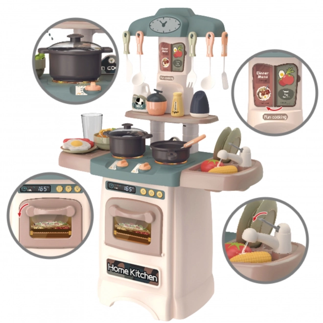 Cucina Giocattolo Interattiva Modna con Acqua e Luci