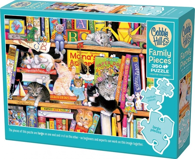 Puzzle famigliare storie di gatti Cobble Hill