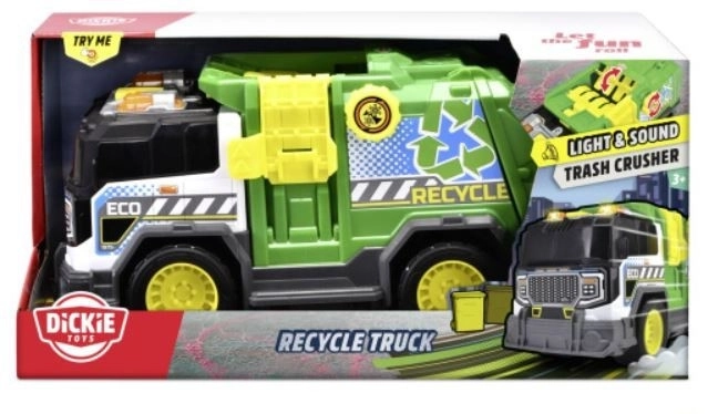 Camion della spazzatura verde Dickie Toys 30 cm