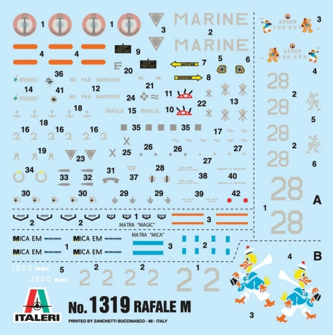 Modello plastico Rafale M Operazioni Estere