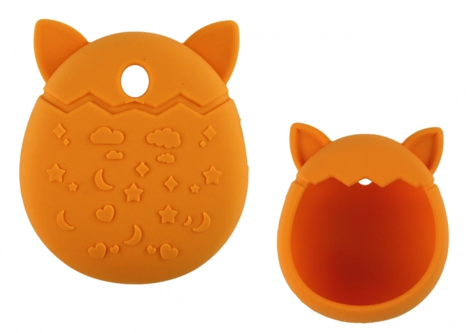 Custodia siliconica arancione per Tamagotchi