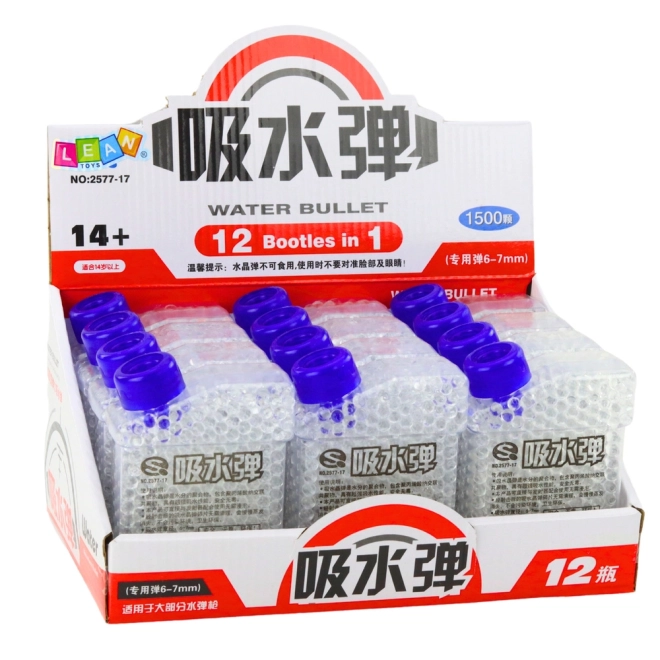 Sfere d'acqua trasparenti pronte per pistole 1500 pezzi 6-7 mm