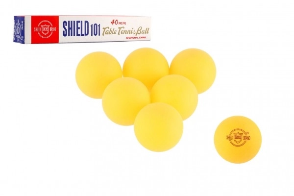 Palline da Ping Pong Shield bianche 6 pezzi