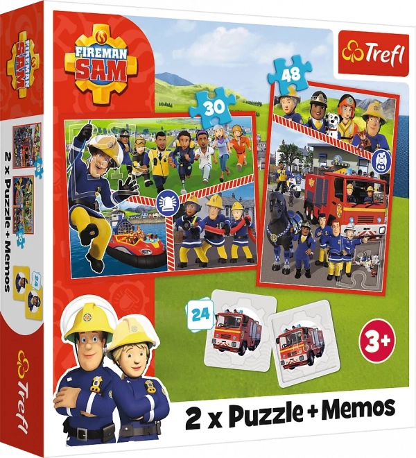 Set Puzzle e Memory La Squadra di Fireman Sam