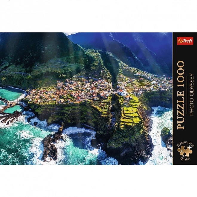 Trefl puzzle premium plus photo odyssey: madeira 1000 pezzi