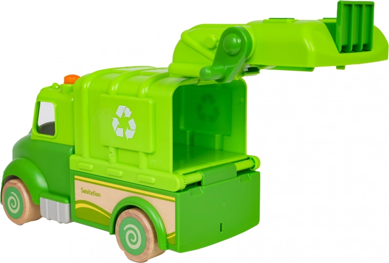 Sollevatore funzionante e cassone ribaltabile