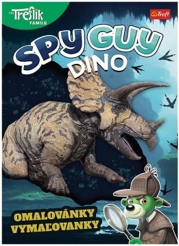 Libri da colorare Spy Guy Dino