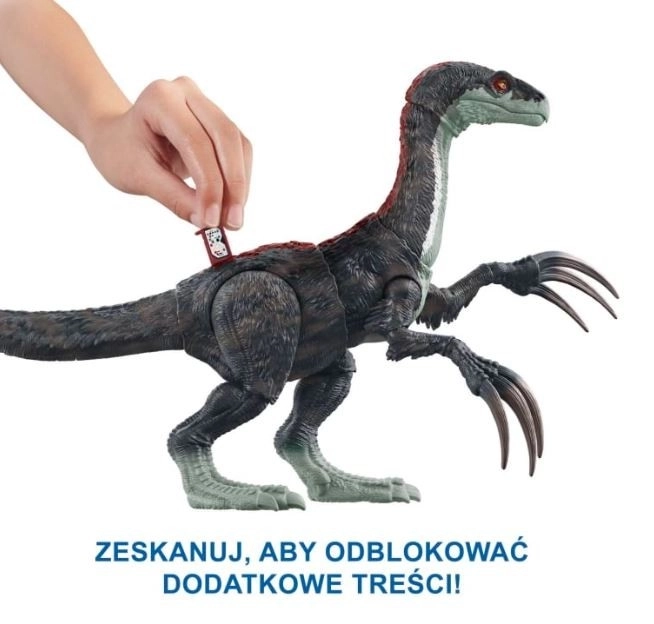 Figura Jurassic World Therozinosauro Attacco con Suono