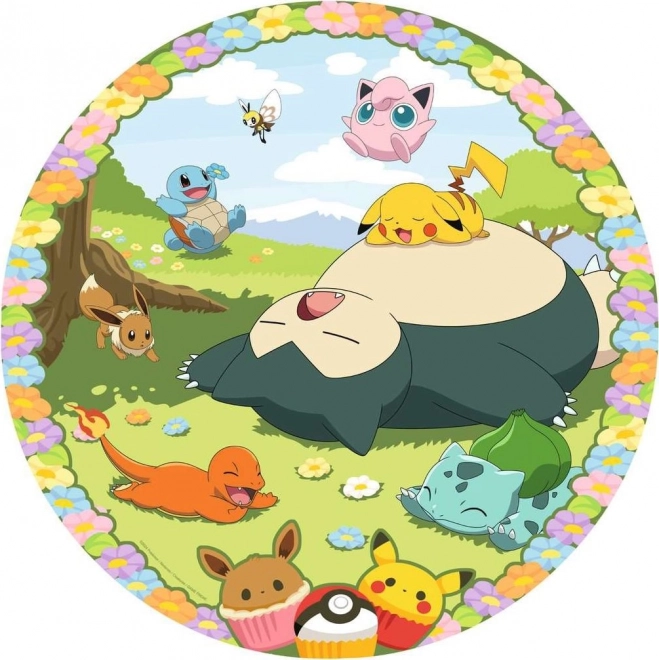 Puzzle circolare Pokémon adorabili 500 pezzi