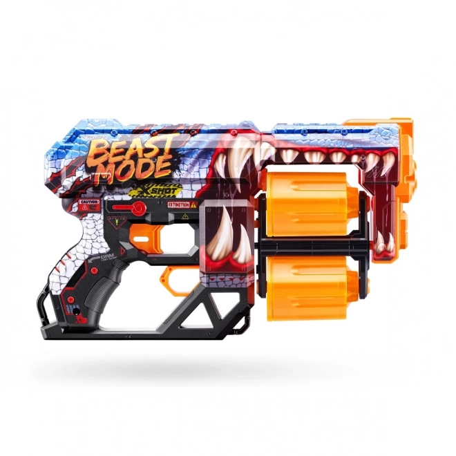 Lancia X-Shot Skins Dread Boom Con 12 Dardi - Motivo Beast