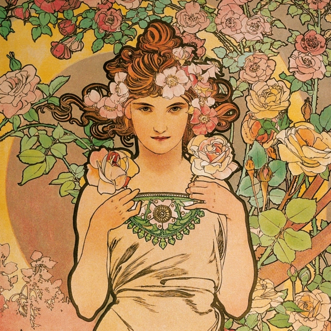 Calendario con note Alfons Mucha 2026