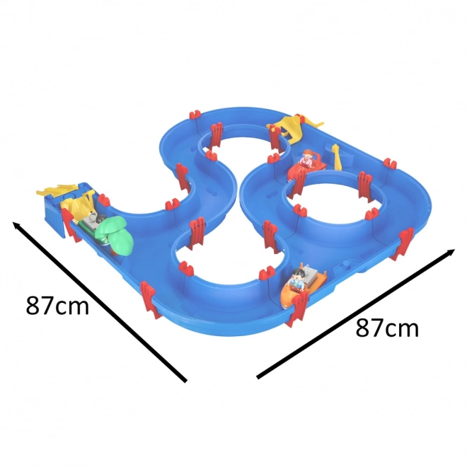 Pista d'acqua giocattolo per bambini 64 pezzi