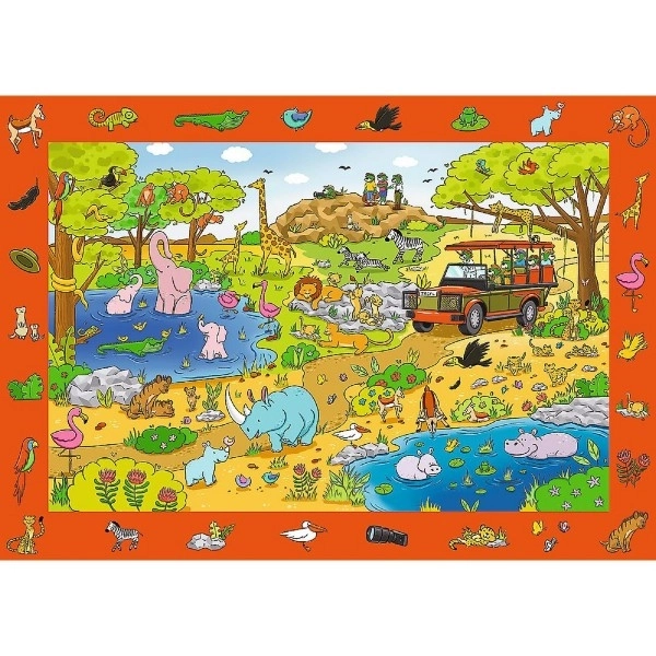 Puzzle 24 pezzi osservativi - Spy Guy Safari