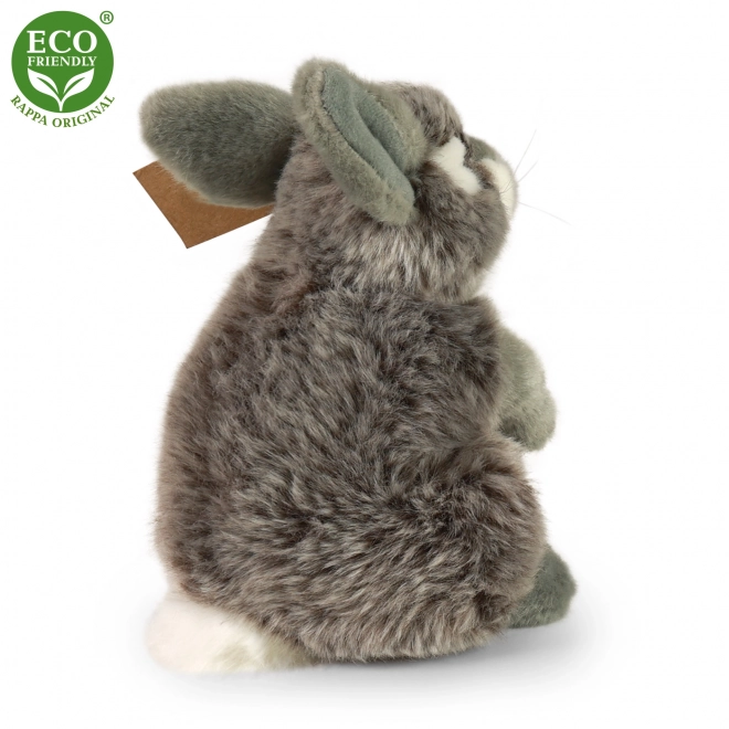 Coniglio di peluche grigio seduto 20 cm Eco-Friendly