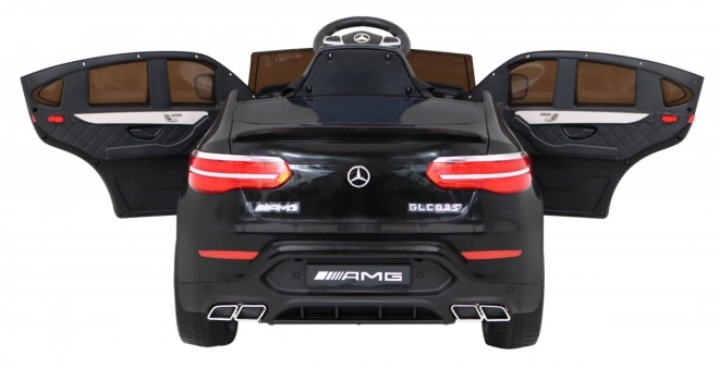 Mercedes Benz GLC63S per bambini nero + telecomando + trazione 4x4 + MP3 LED + EVA + avviamento lento