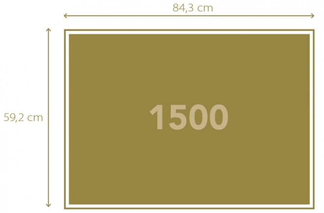 Puzzle 1500 pezzi Compact Roma