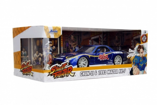 Mazda RX7 1993 di Street Fighter in scala 1:24